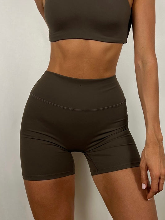 Taupe Brown soft motion shorts