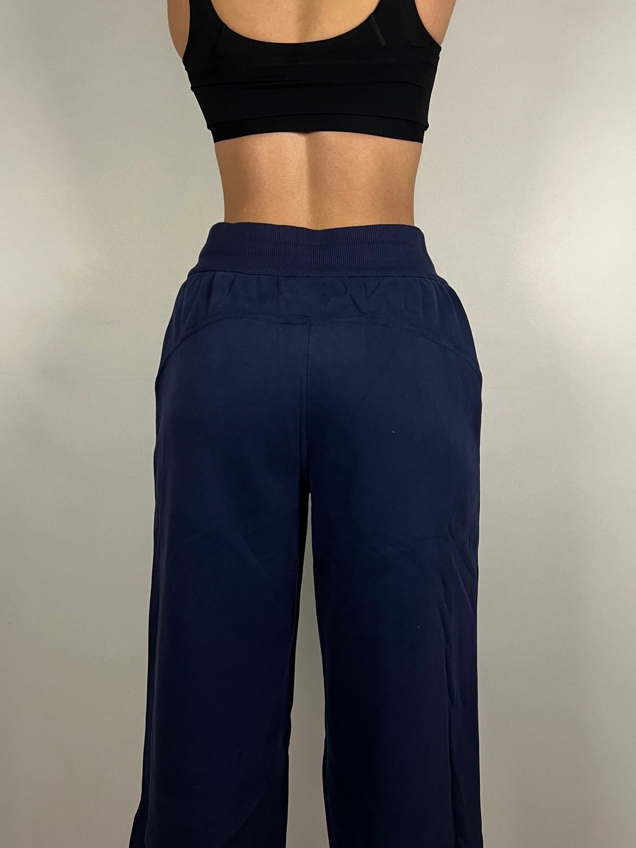 Navy Blue Wide fit Sweatpants