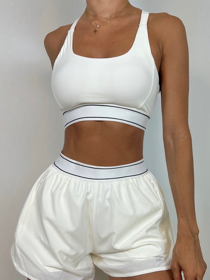 White Flow Bra