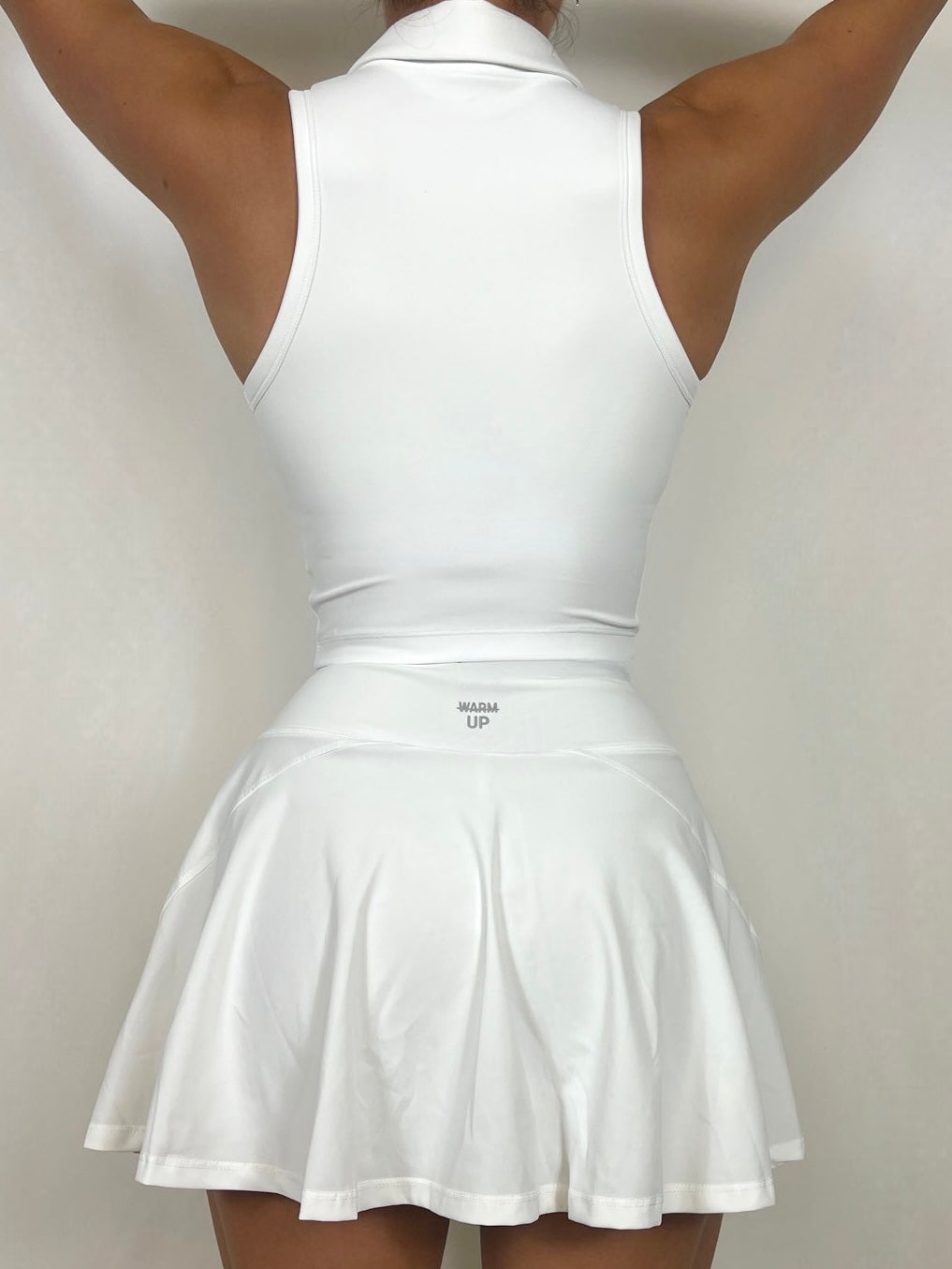 White Zip up top