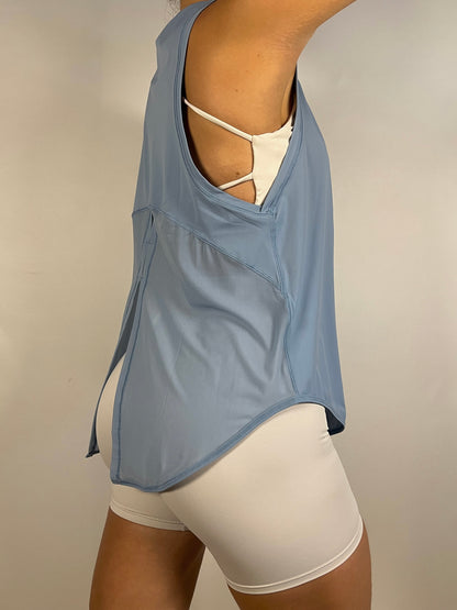 Blue Activelux Loose Tank top