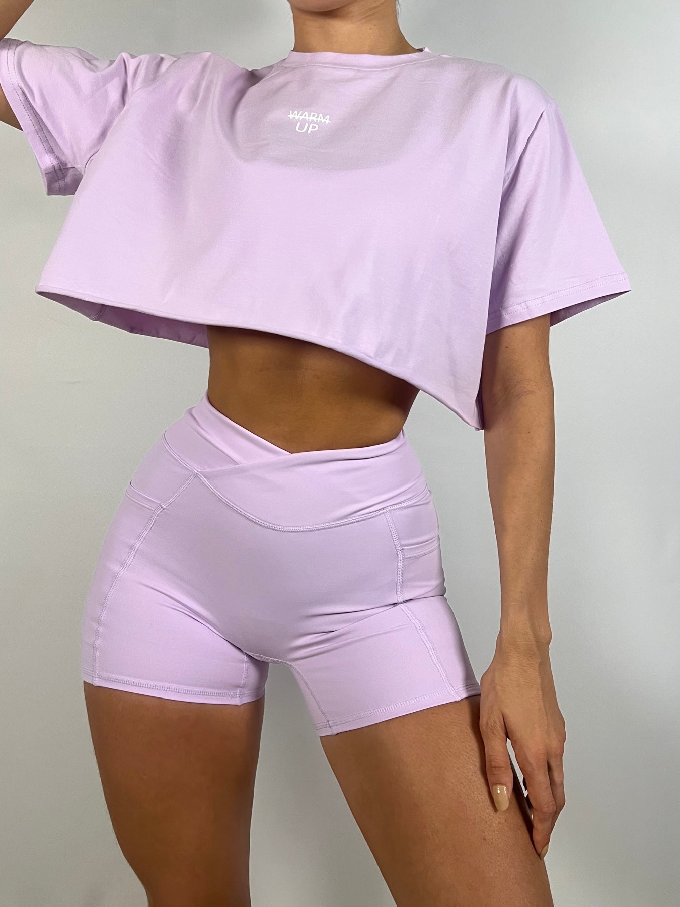 Lavender Cropped T-shirt