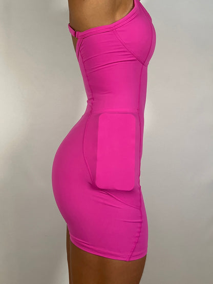 Vibrant Pink Sculpt jumpsuit 2.0