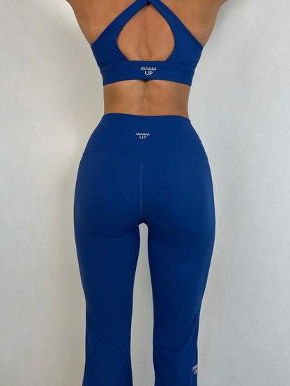 Royal Blue Essence V flared Pants