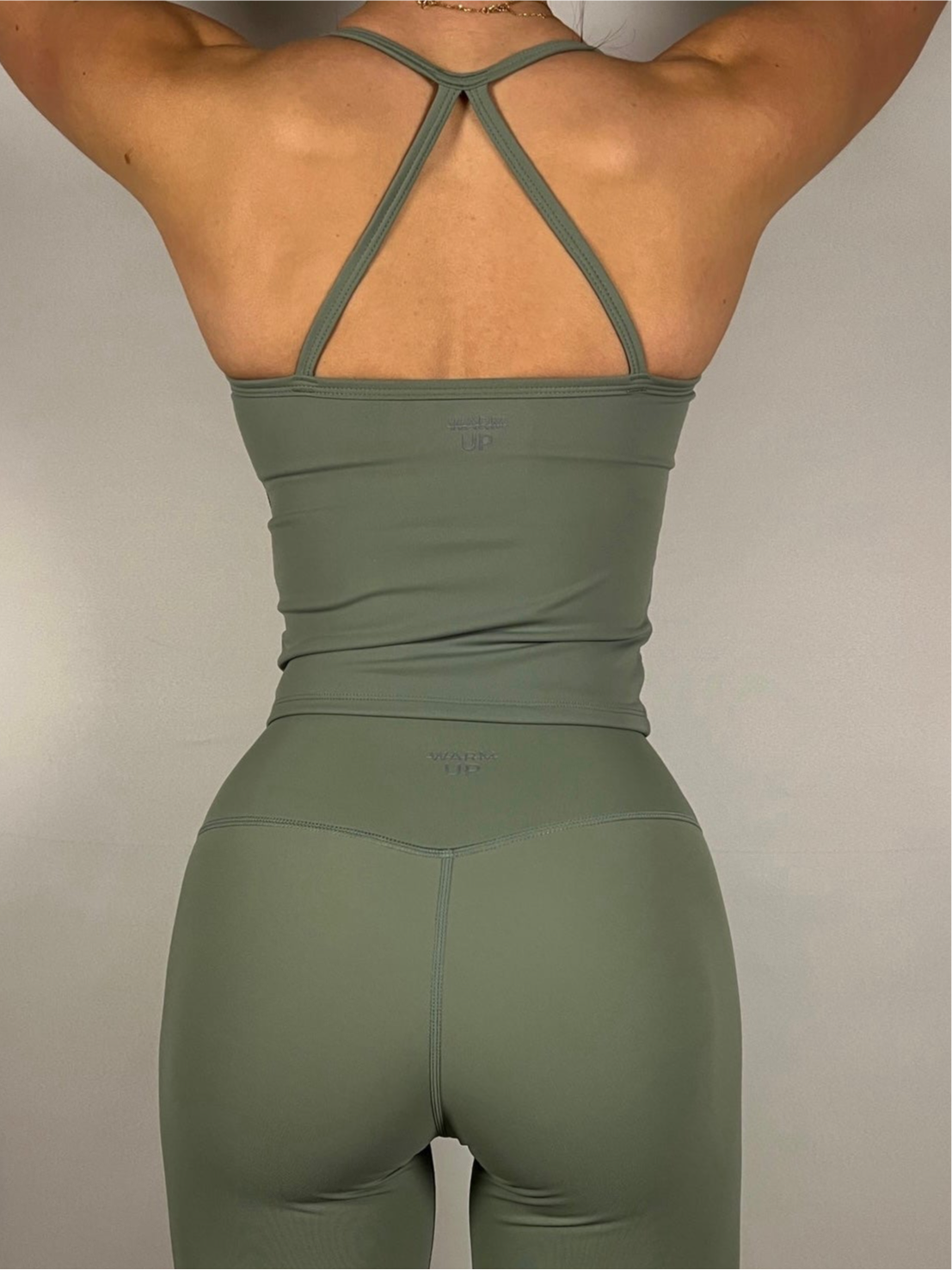 Sage Green Timeless Longline Tank top