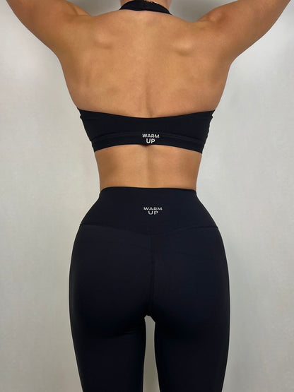 Black Halter Bra