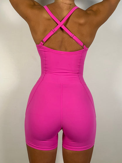 Vibrant Pink Sculpt jumpsuit 2.0