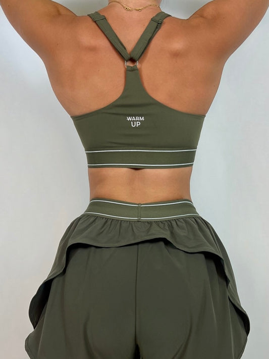 Safari Green Flow bra