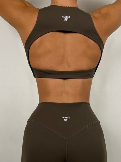 Dark Taupe Powerback Bra