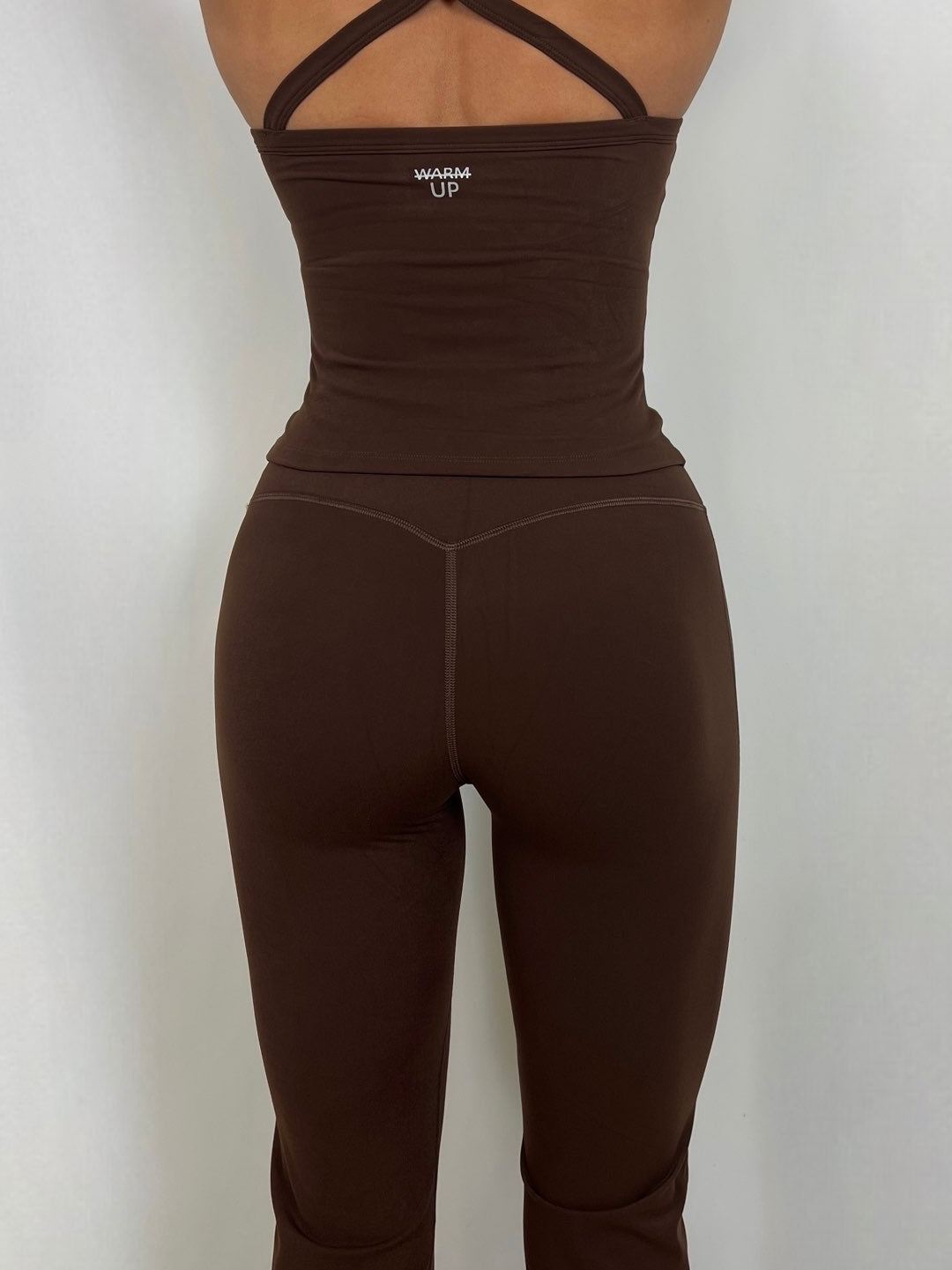Tall Activelux flared pants- Dark Eapresso