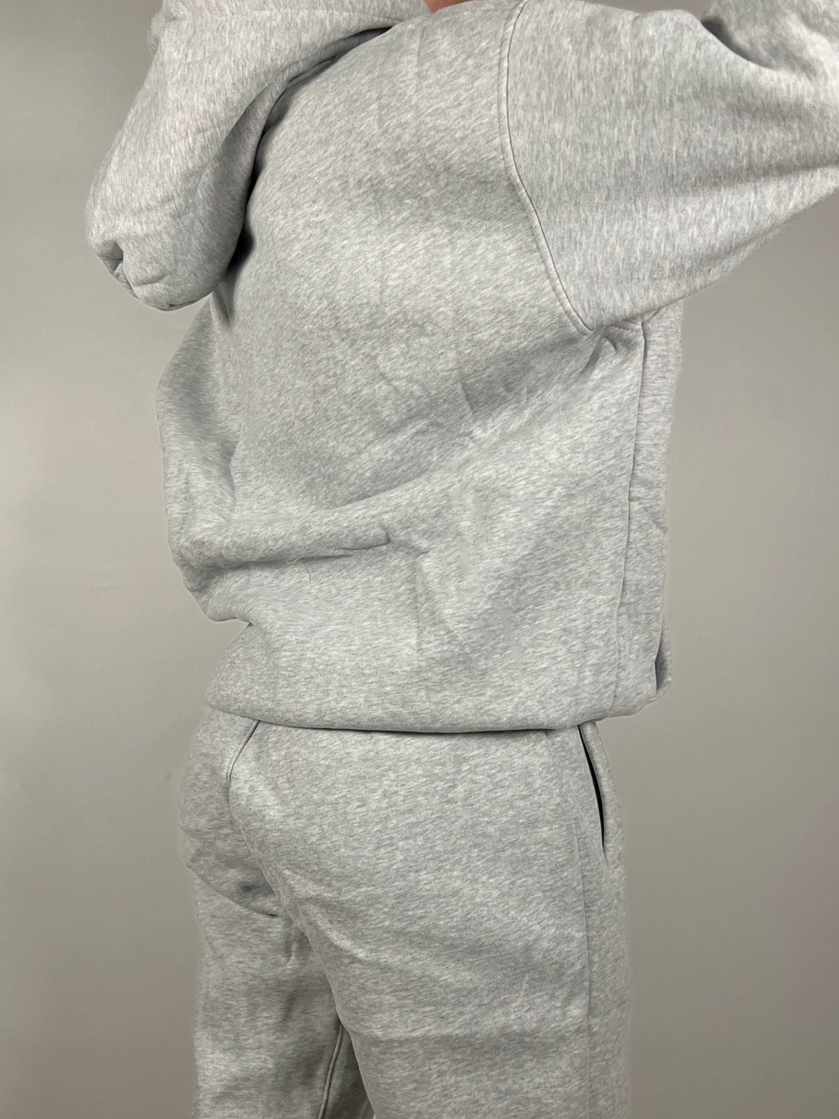 Light Grey Thick Oversized Hoodie