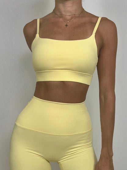 Pastel Yellow Flex Bra