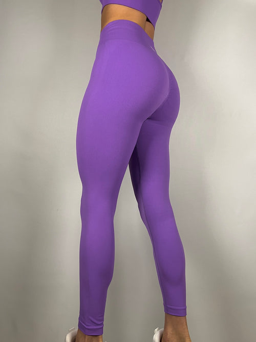 Purple Seamless leggings