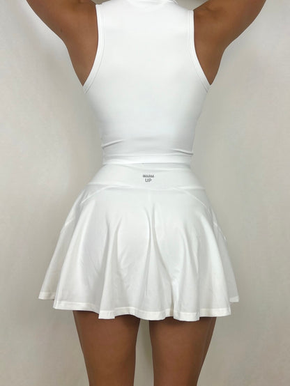 White Flowy skirt
