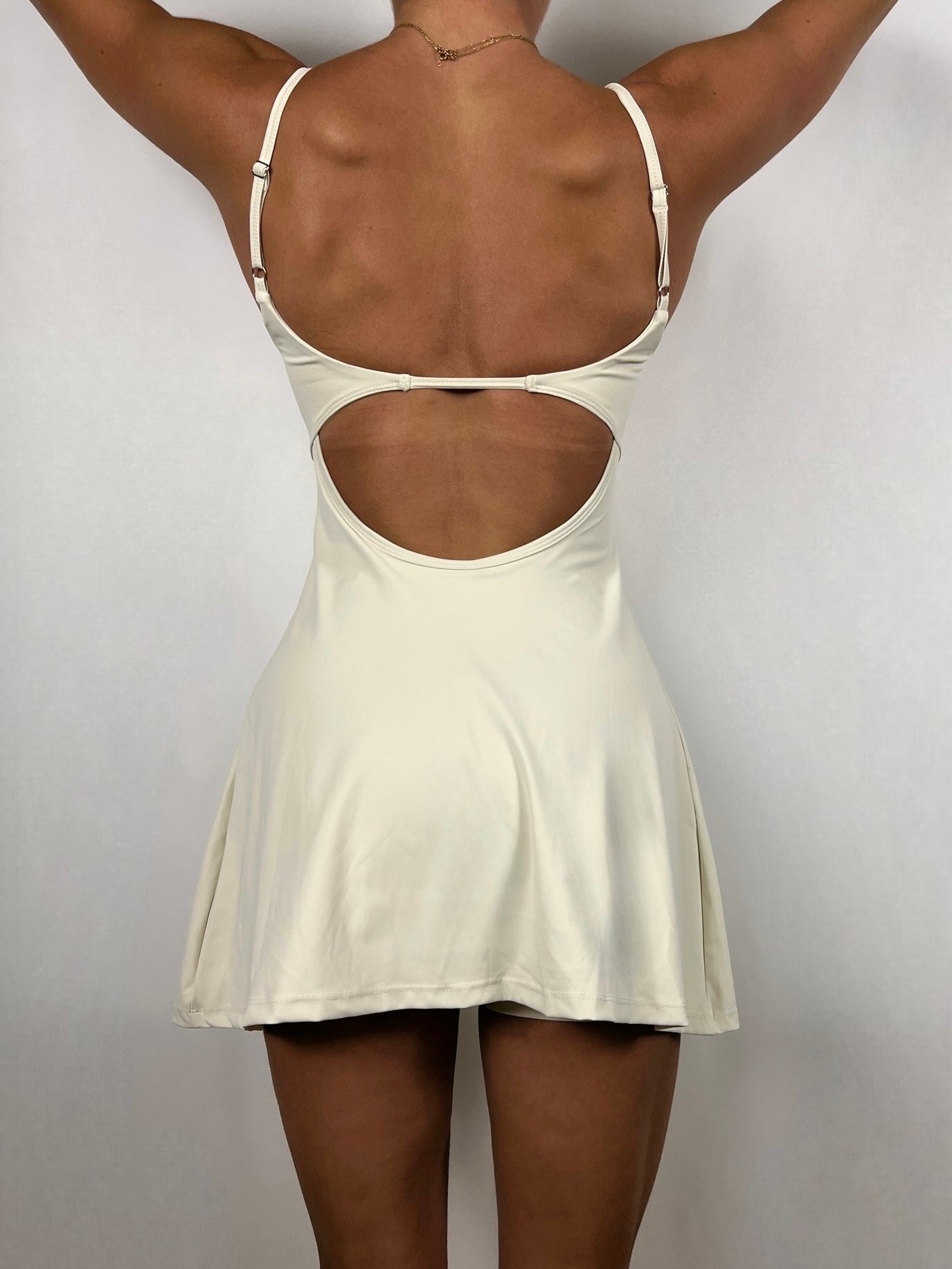 Cream White Tennis Dress