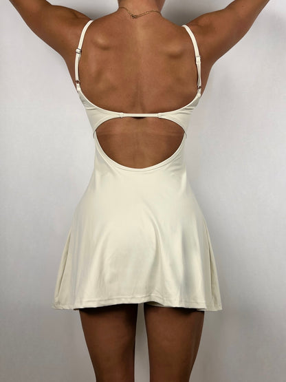 Cream White Tennis Dress