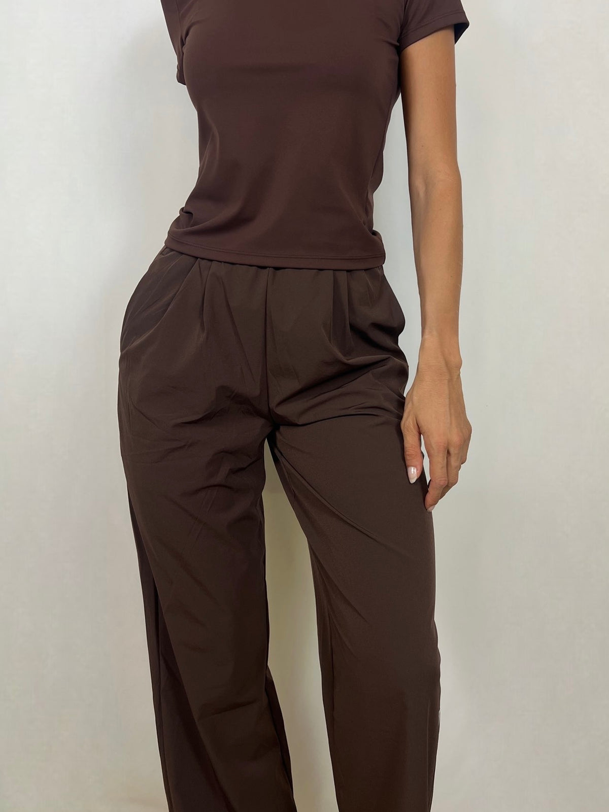 Brown Flow Pants