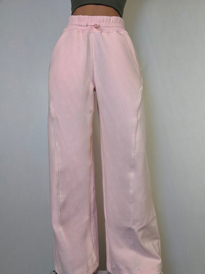 Light pink lightweight joggers