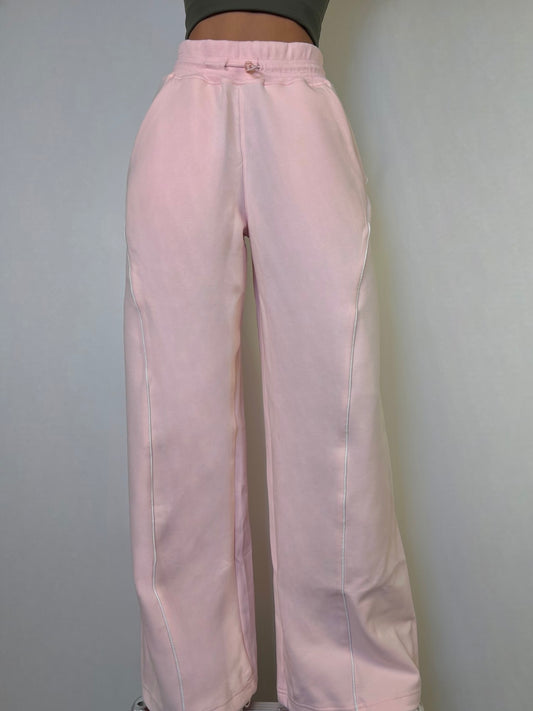 Light pink lightweight joggers