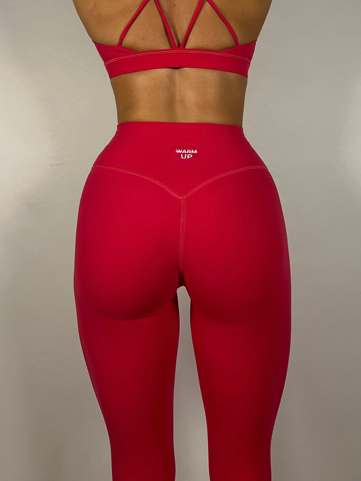 Cherry Red Activelux Leggings