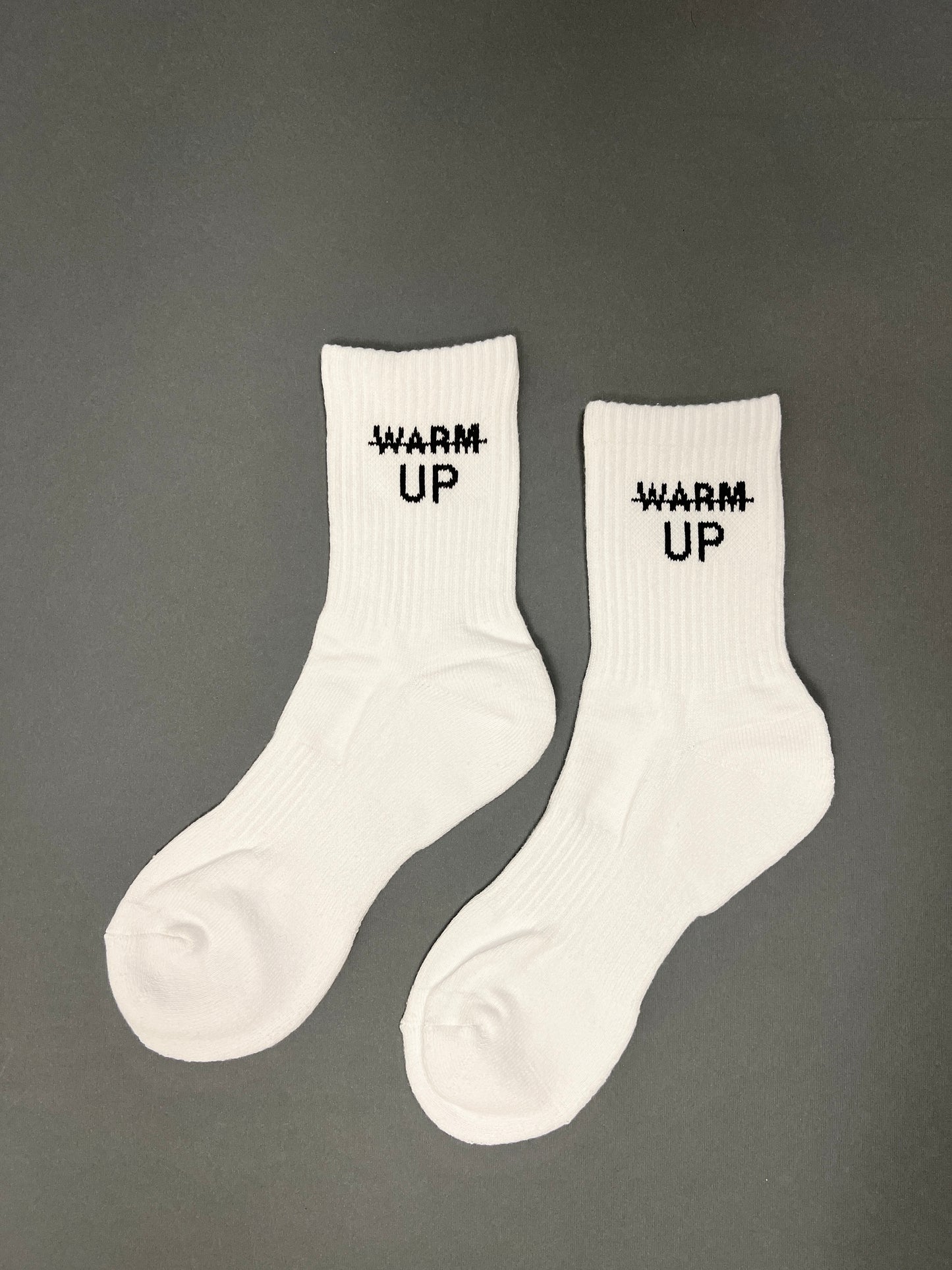 Performance Crew Socks- White