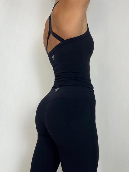 Onyx Black Balance tank top