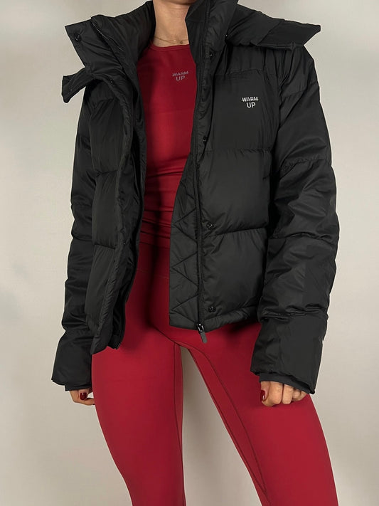 Layer Up Puffer Jacket - Black