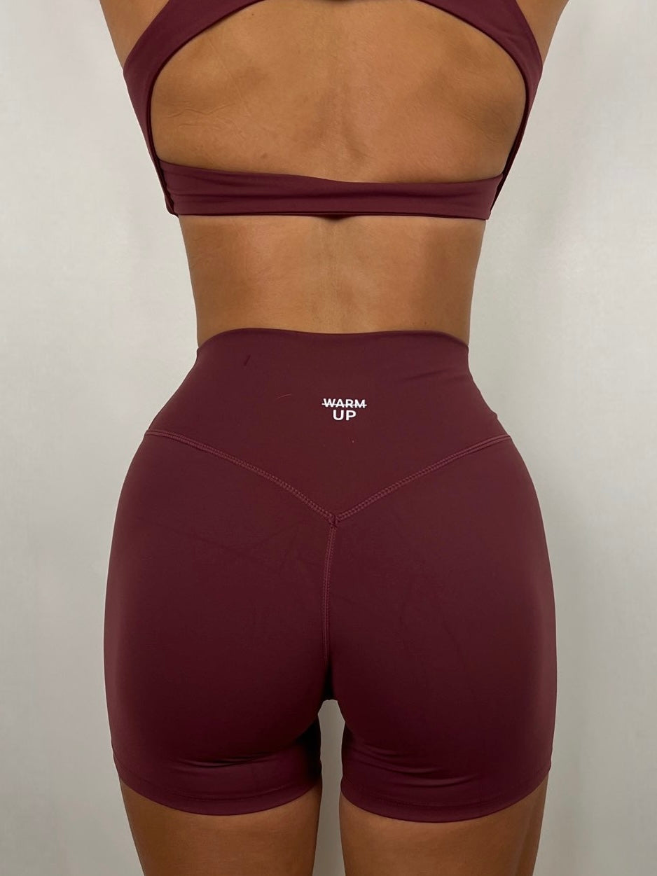 Dark Cherry Soft motion Shorts