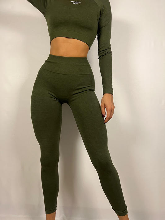 Army Green Seamless leggings