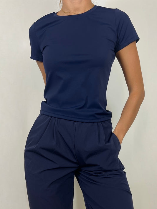 Navy Relaxed Tshirt