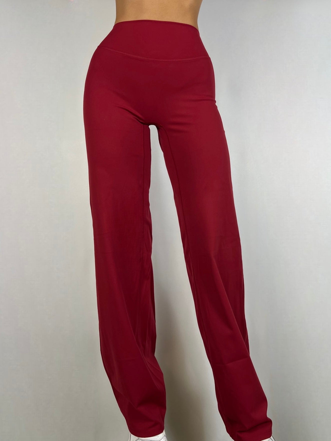 Cranberry Red Soft motion Straight pants