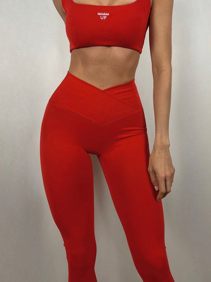 Red V Soft Motion leggings