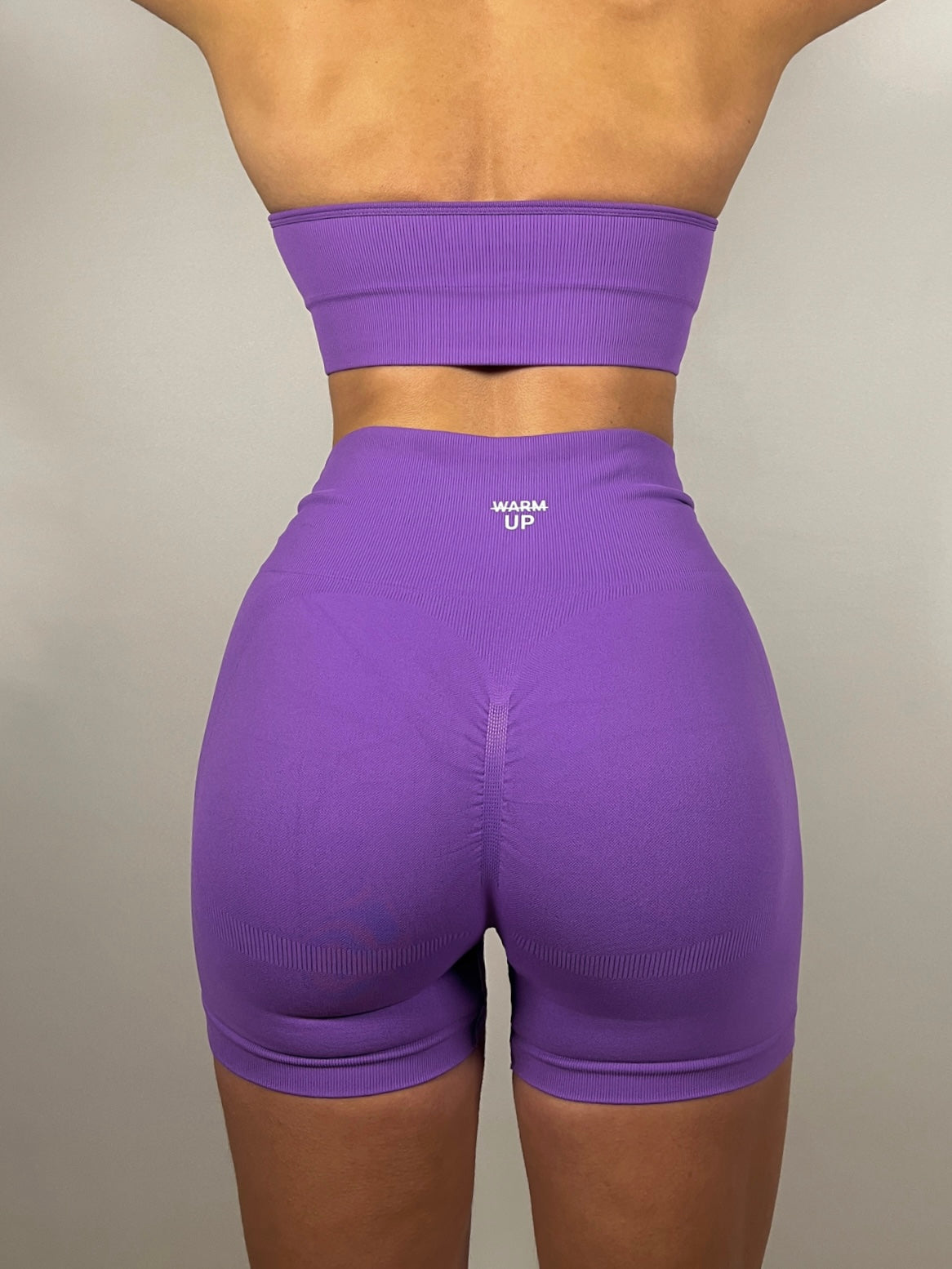 Purple Seamless Shorts