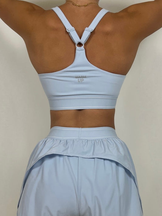 Pastel Blue Flow bra