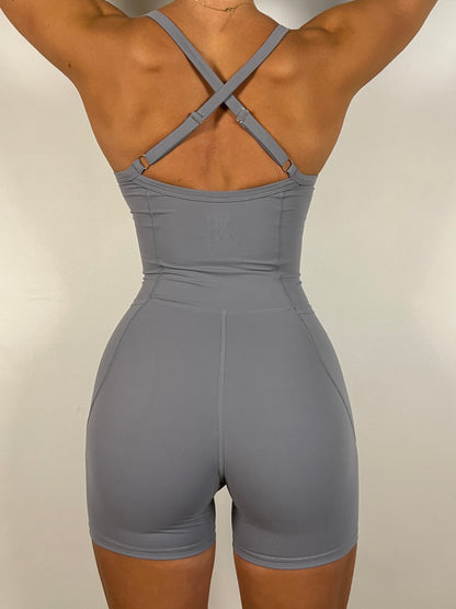 Steel Grey Sculpt Jumpsuit 2.0