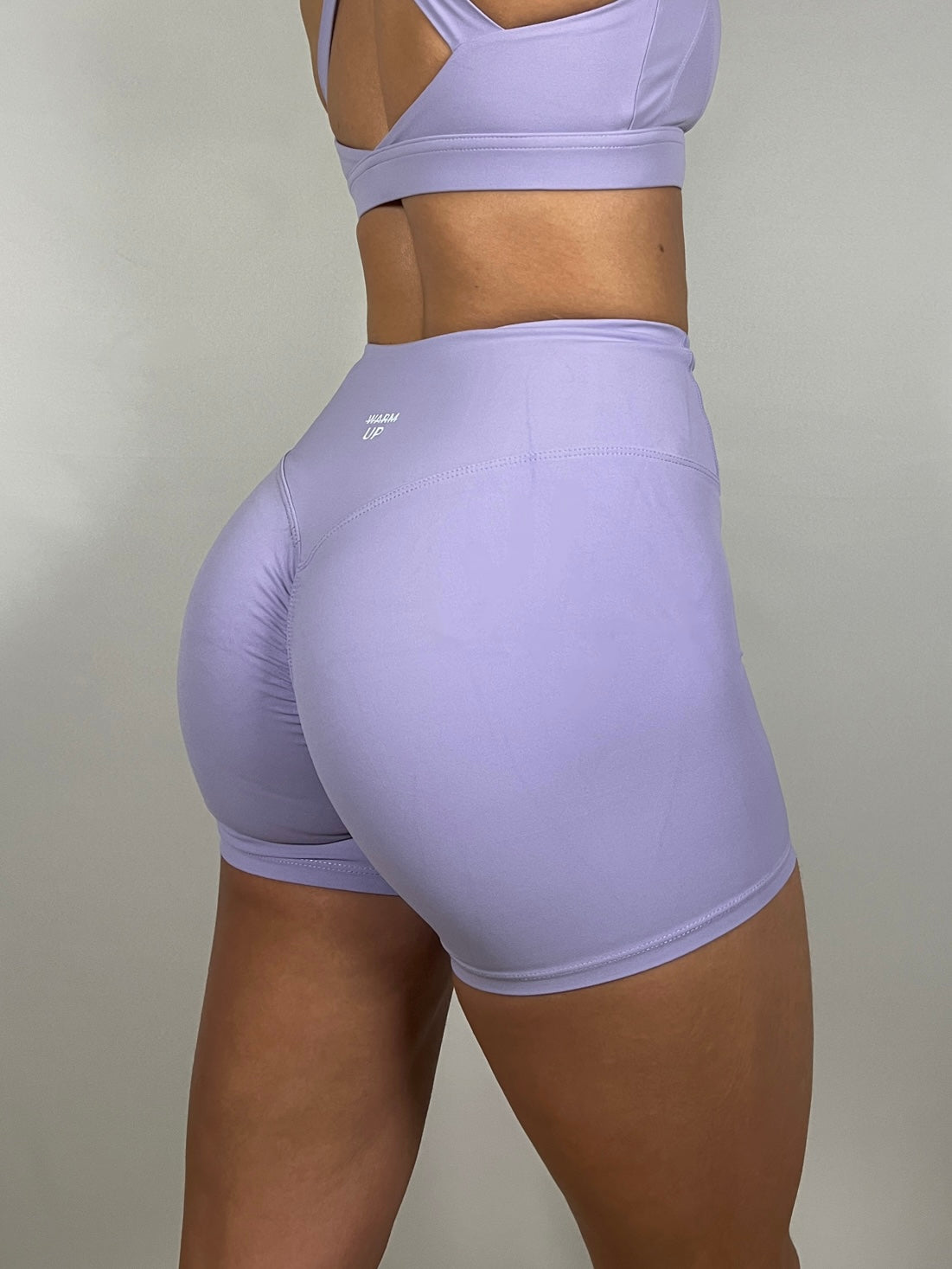 Pastel purple Sculpt 4” Shorts