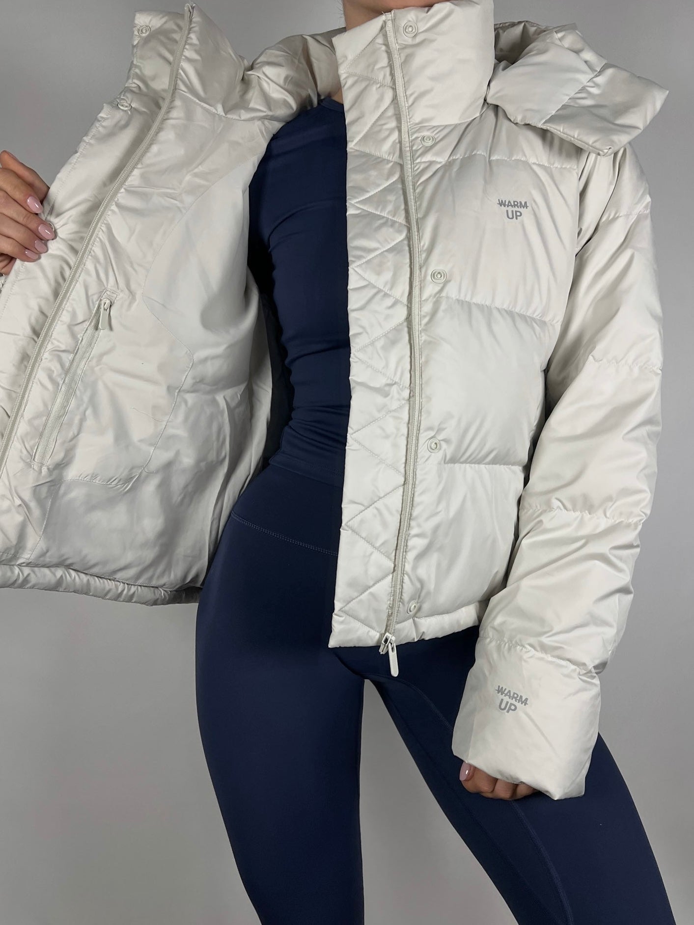 Layer Up Puffer Jacket - off White