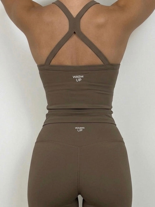 Light Mocha Balance Tank top