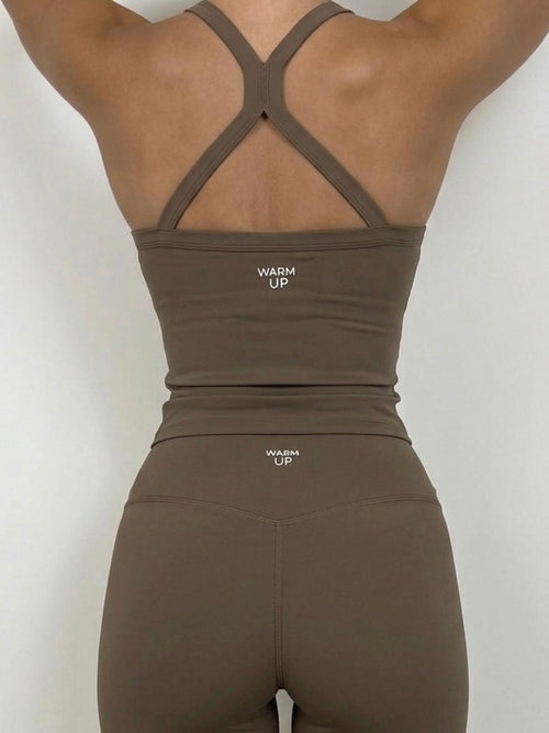 Light Mocha Balance Tank top
