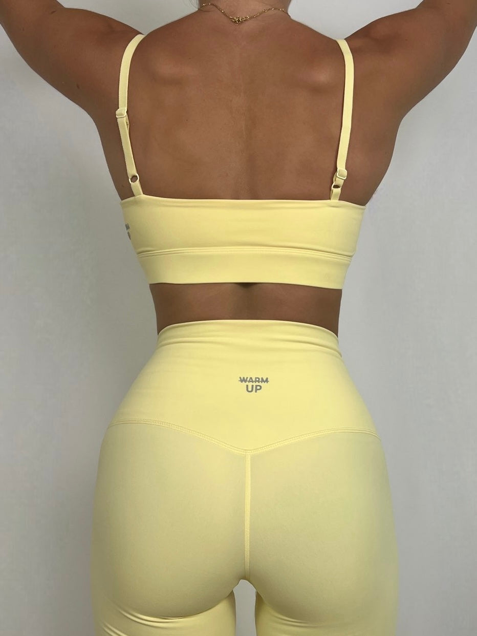 Pastel Yellow Flex Bra