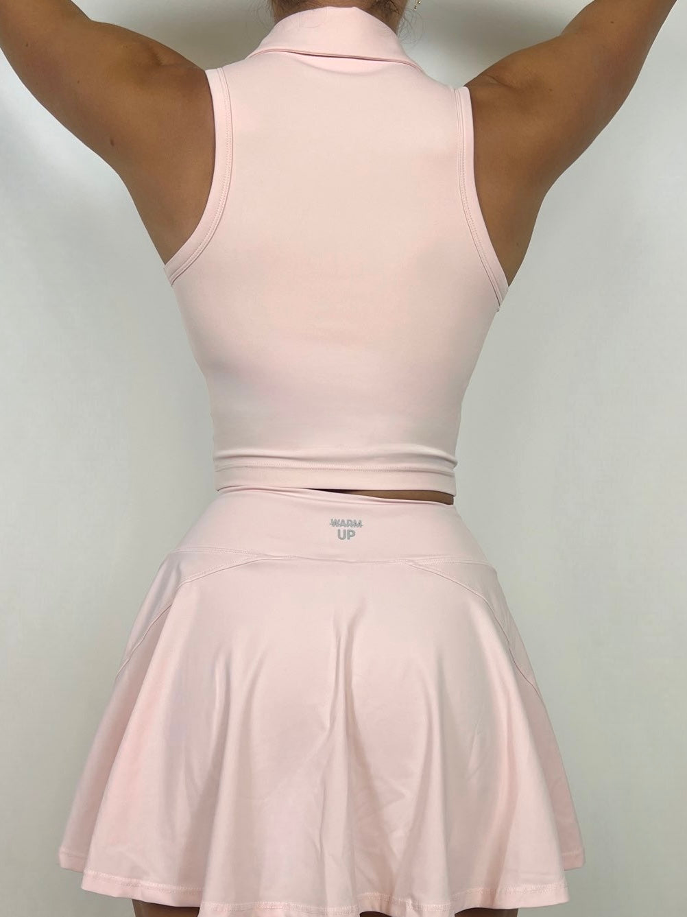Light Pink zip up top