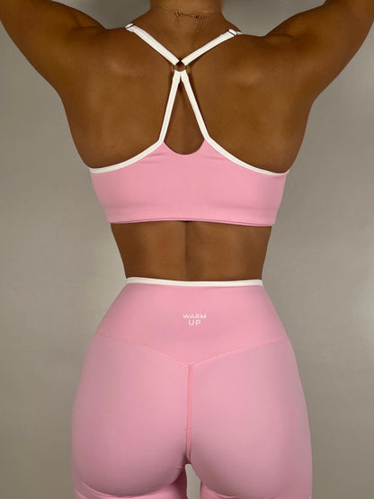 Adjustable Princess pink contrast bra