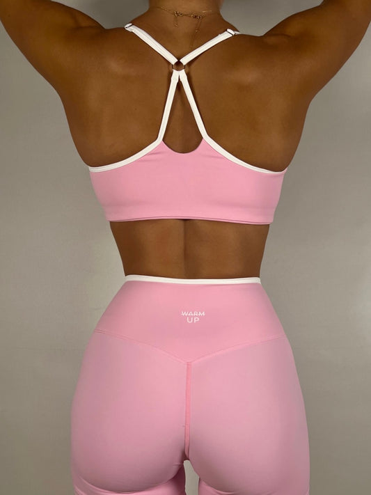 Adjustable Princess pink contrast bra