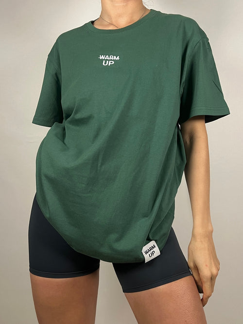 Essential Dark Green Oversized T-Shirt