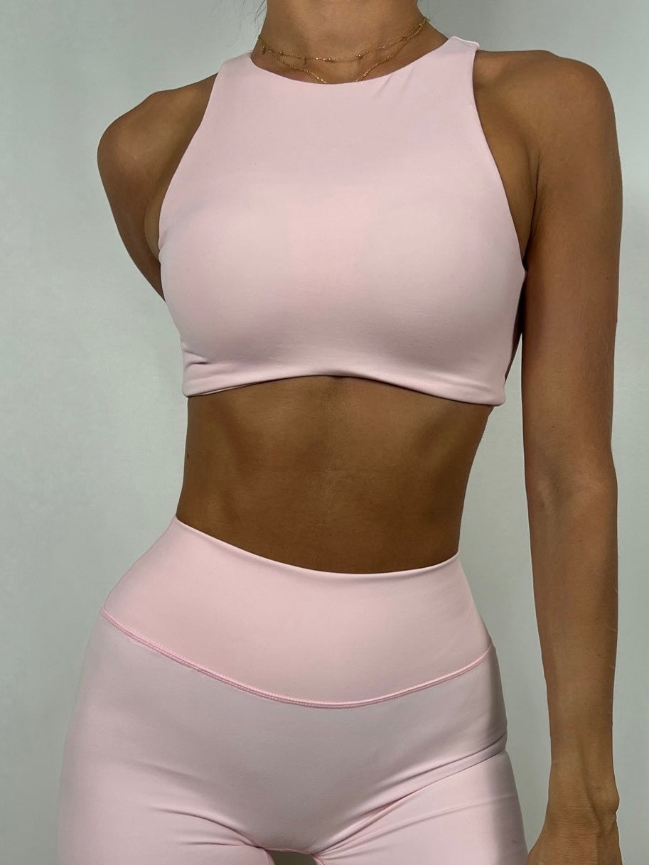 Milkshake pink Powerback bra