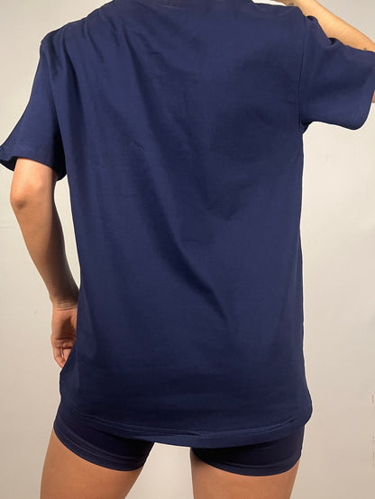 Essential Navy Blue Oversized T-Shirt