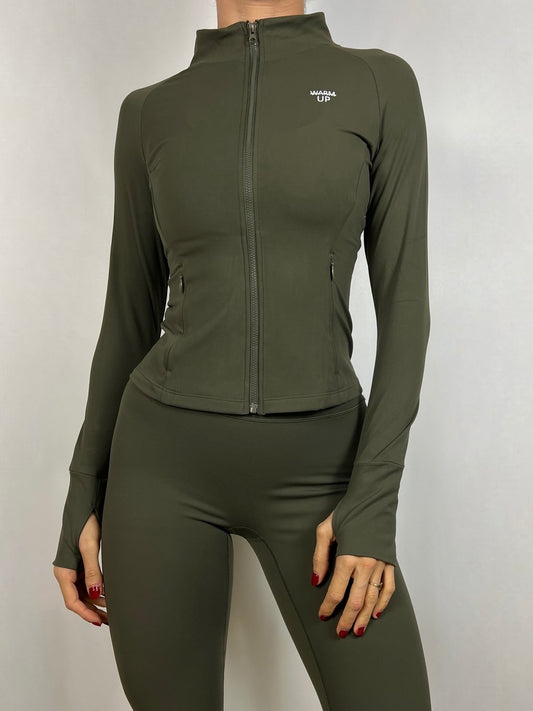 Olive Green Compression Jacket