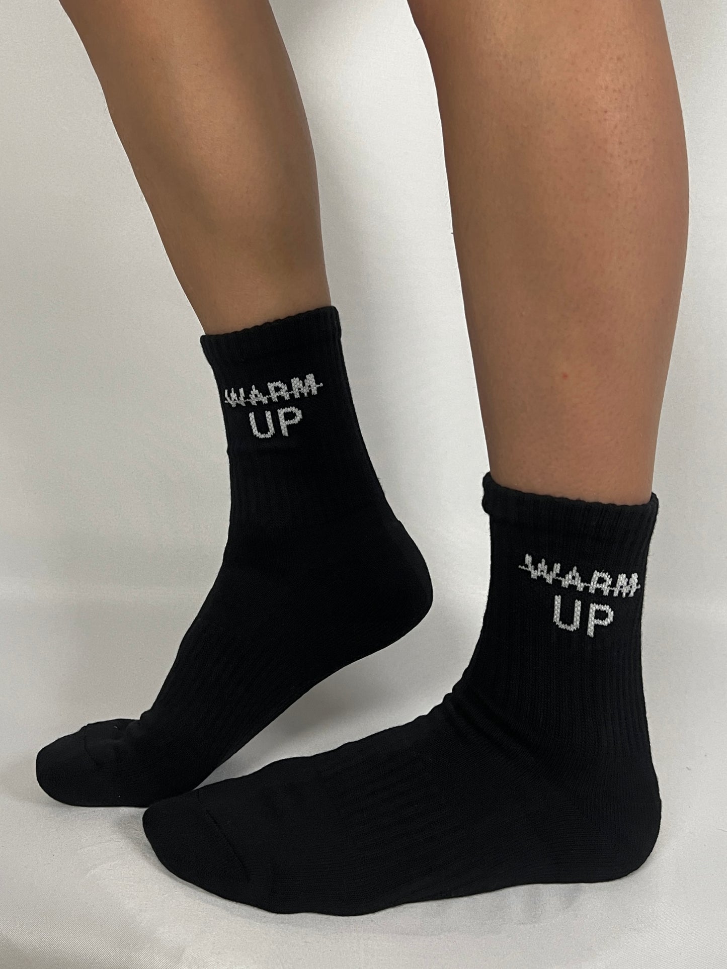 Performance Crew Socks-Black