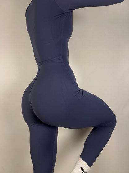 Ink Blue Long sleeve Jumpsuit