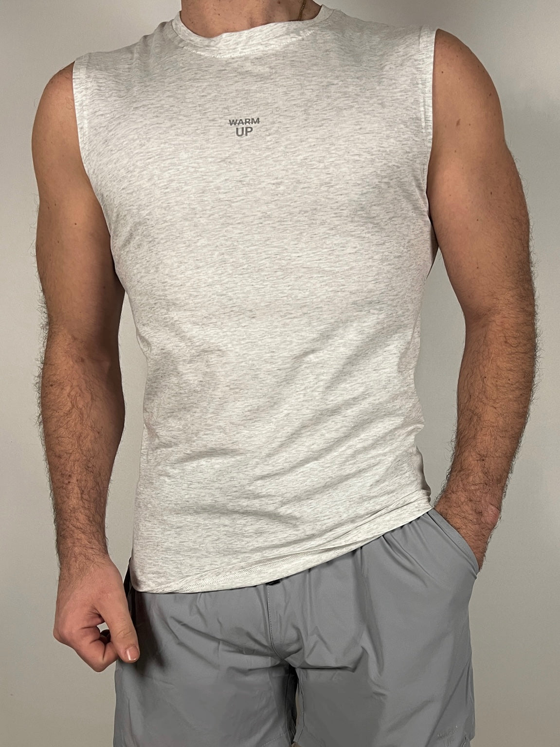 Marl Grey Performance Tank